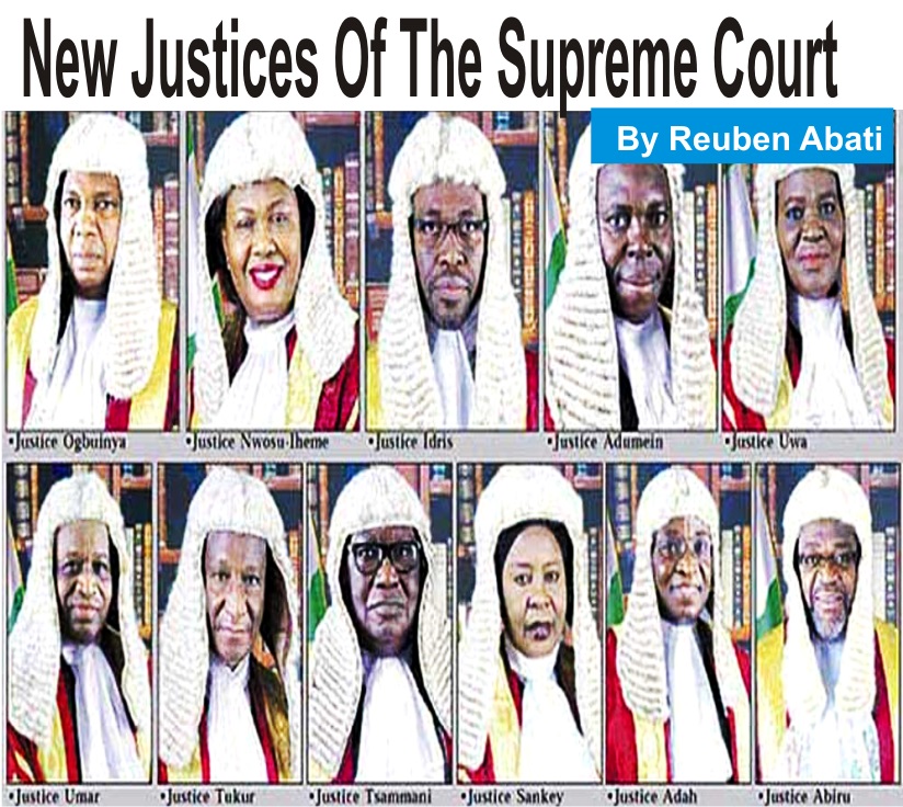 [OPINION] New Justices Of The Supreme Court - Reuben Abati 