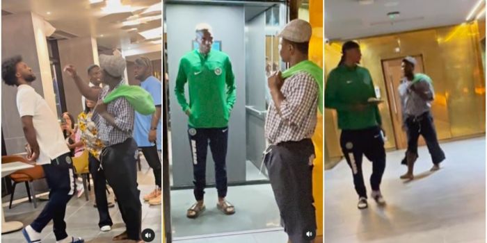 VIDEO: Content creator pranks Super Eagles&#039; stars, Osimhen’s reactions gets people talking