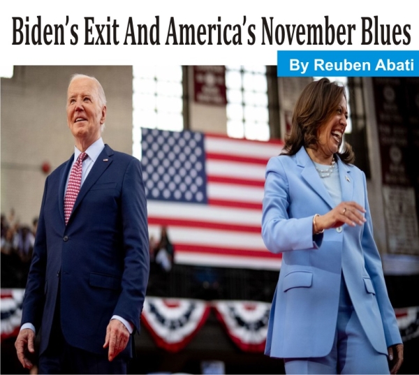 [OPINION] Biden’s Exit And America’s November Blues -  Reuben Abati 