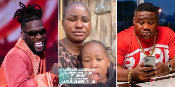 Burna Boy fulfills promise to Kenyan woman claiming Cubana Chief Priest fathered her son