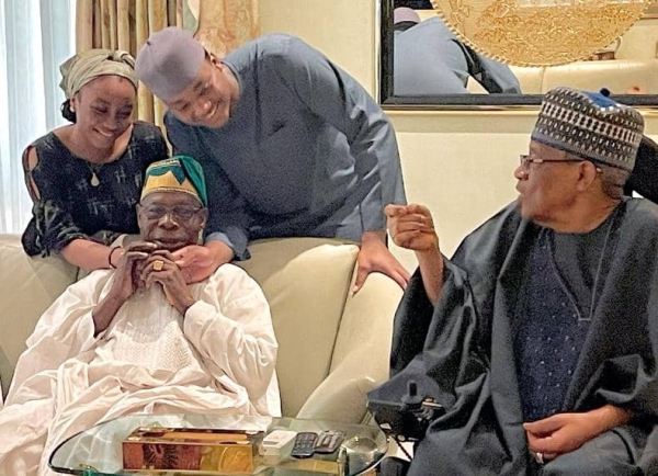 Obasanjo meets Babangida, Aliyu Gusau in Minna