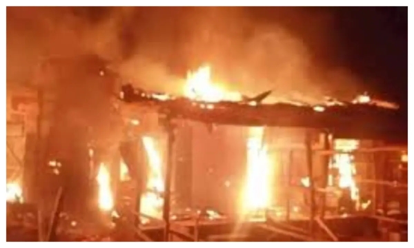 Fire razes Alaba Rago Market in Lagos