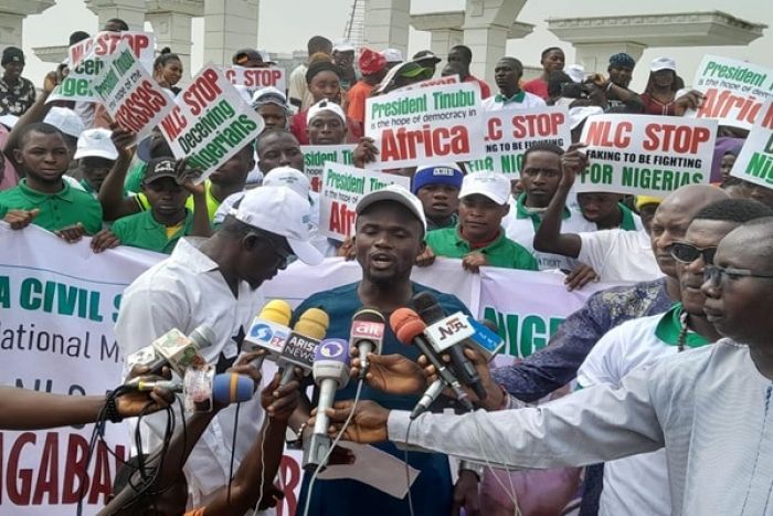 ‘Jagaban Is Working’ – Abuja Youths Hold Rally In Support Of Tinubu