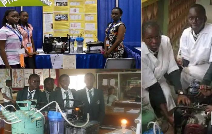 Four Nigerian teenage girls invent generator that produce six hours of electricity with a liter of urine [PHOTOS]