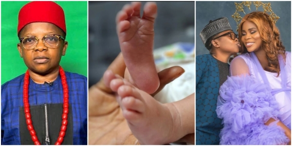 Nollywood Actor, Chinedu Ikedieze Welcomes Baby Boy With His Wife