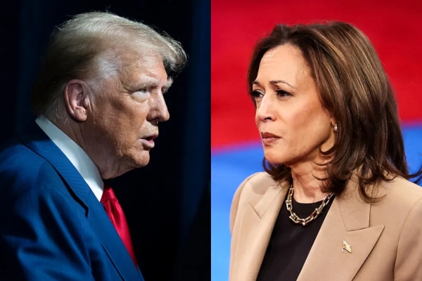 #AmericaDecides2024: Harris, Trump Ties In First Official Result