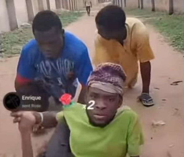 Nigerians react as beggars take to Tiktok for alms