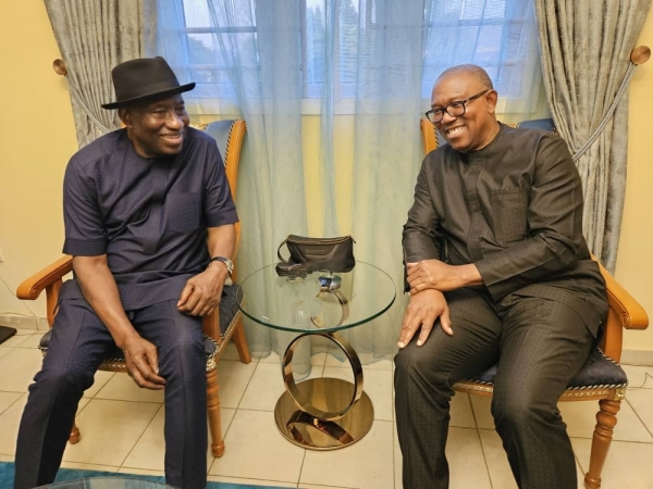 Peter Obi Meets Goodluck Jonathan To Discuss National Issues