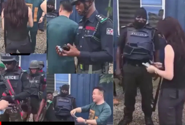 Police identify officers receiving money from Chinese in viral video, promise sanctions