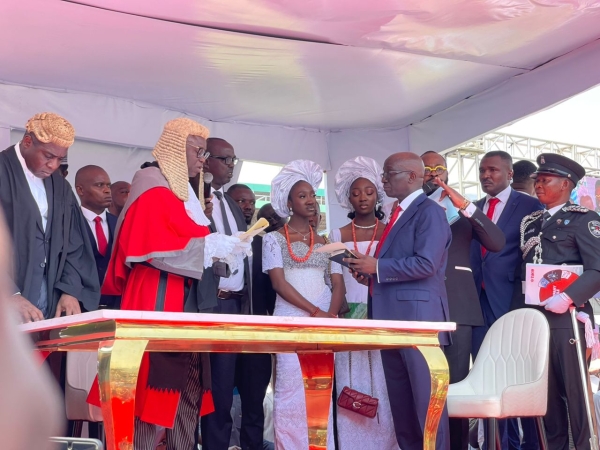 Okpebholo, Idahosa Officially Sworn-in As Edo State Governor, Deputy