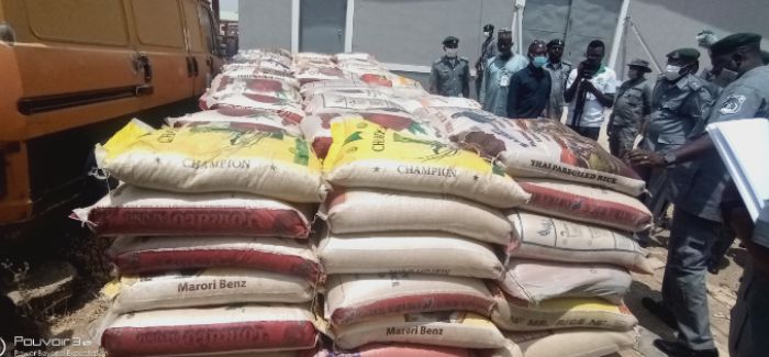 Yelutide: Customs intercept 5,459 bags of imported rice worth N872m