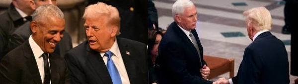 [OPINION] Why Nigerian Politicians Must Learn From Trump, Obama, And Pence’s Civility At Carter’s Funeral - Isaac Asabor