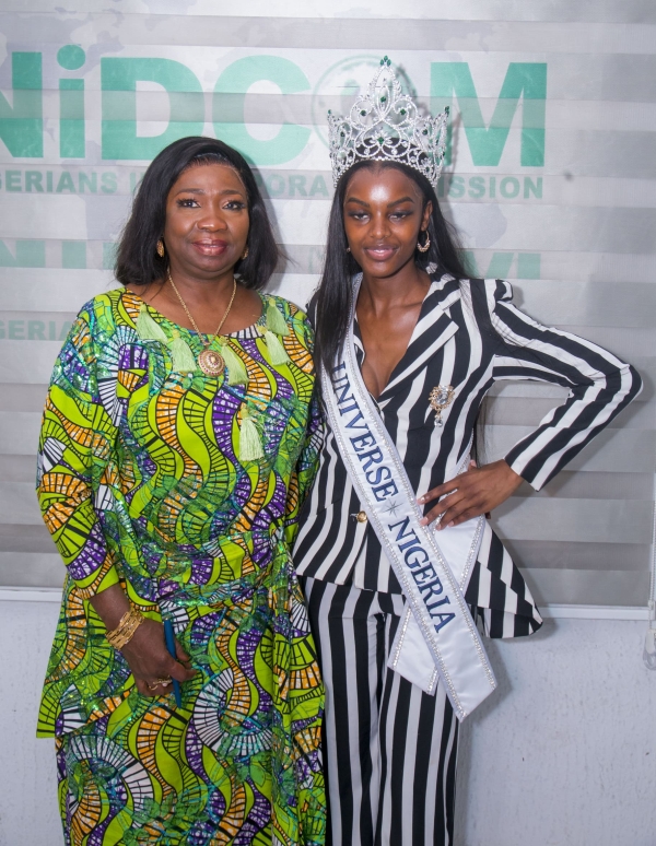 [PRESS STATEMENT] Dabiri-Erewa celebrates Chidimma's emergence as First Runner up ,Miss Universe