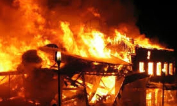 Fire Sparked By Gas Cylinder Guts Shops, Vehicles, Classrooms In Kano